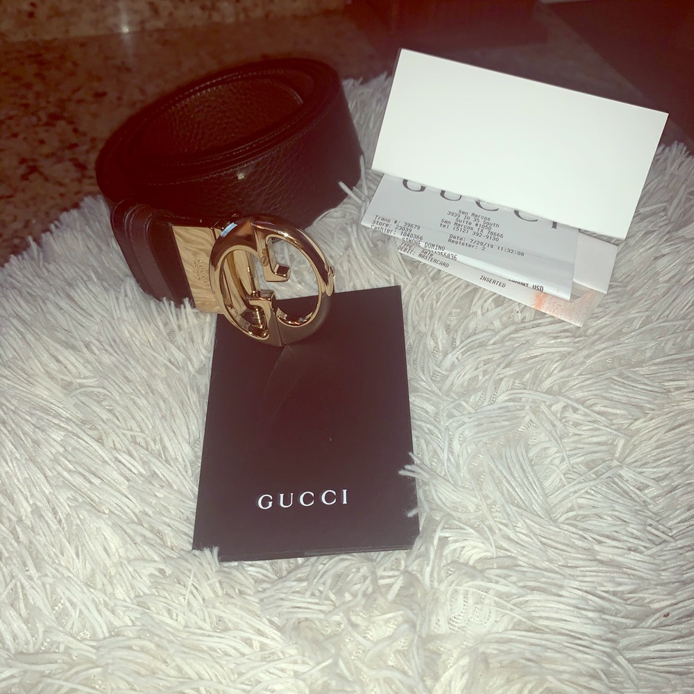 100%Authentic Gucci reversible belt